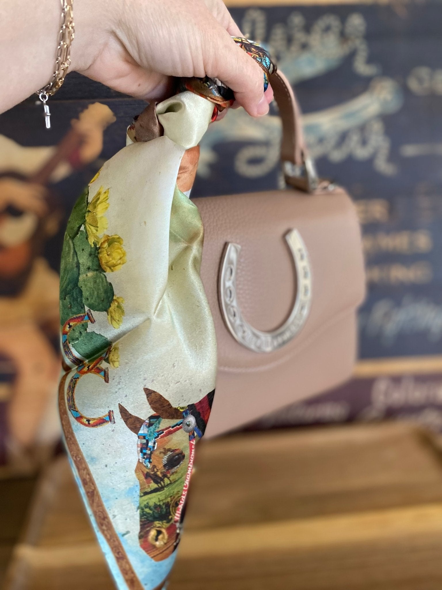 Styled Rosewood Lil Lady Luck Bag - LovLeathers