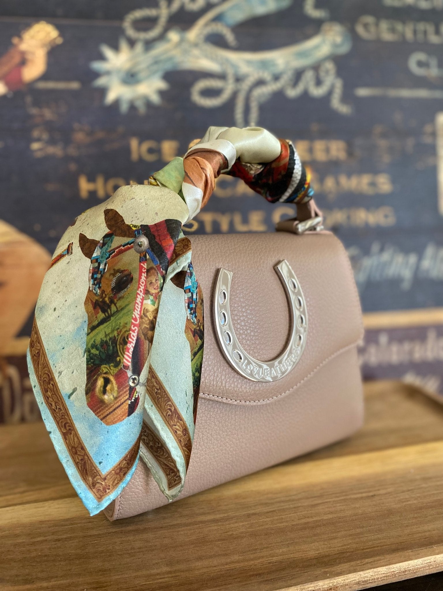 Styled Rosewood Lil Lady Luck Bag - LovLeathers