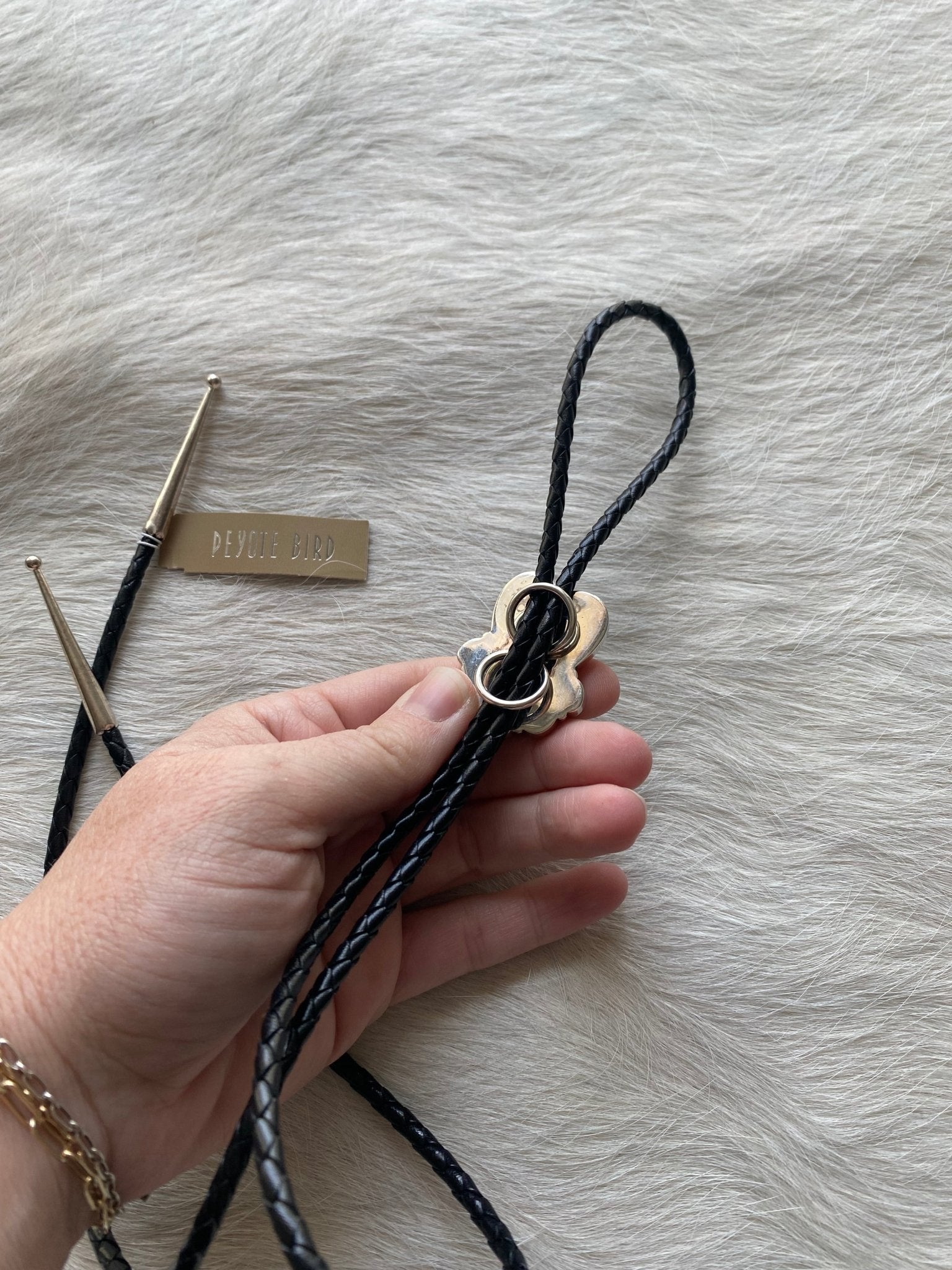 Turquoise Pendant Bolo Tie - LovLeathers