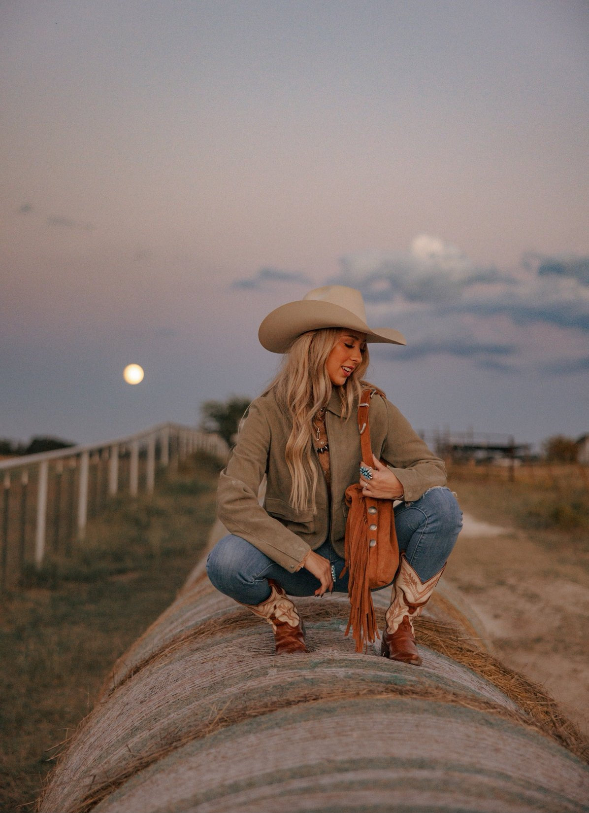 The Laredo Suede Fringe Hobo Bag - MADE TO ORDER - LovLeathers