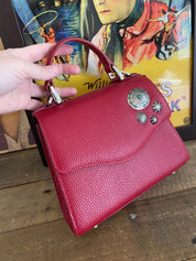 Styled Red Lady Bag - LovLeathers
