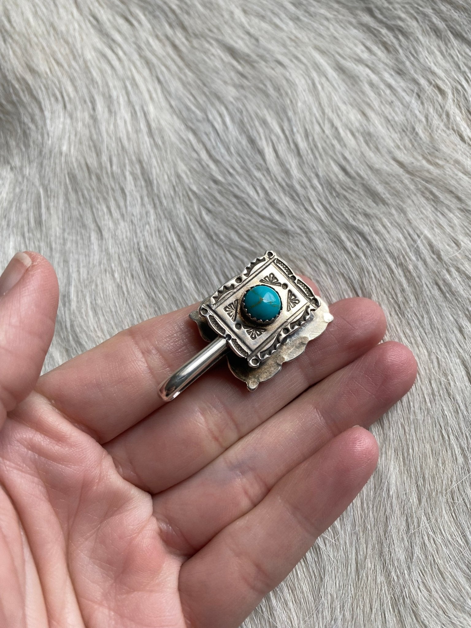 Concho Sterling Brim/Handbag Slide - LovLeathers