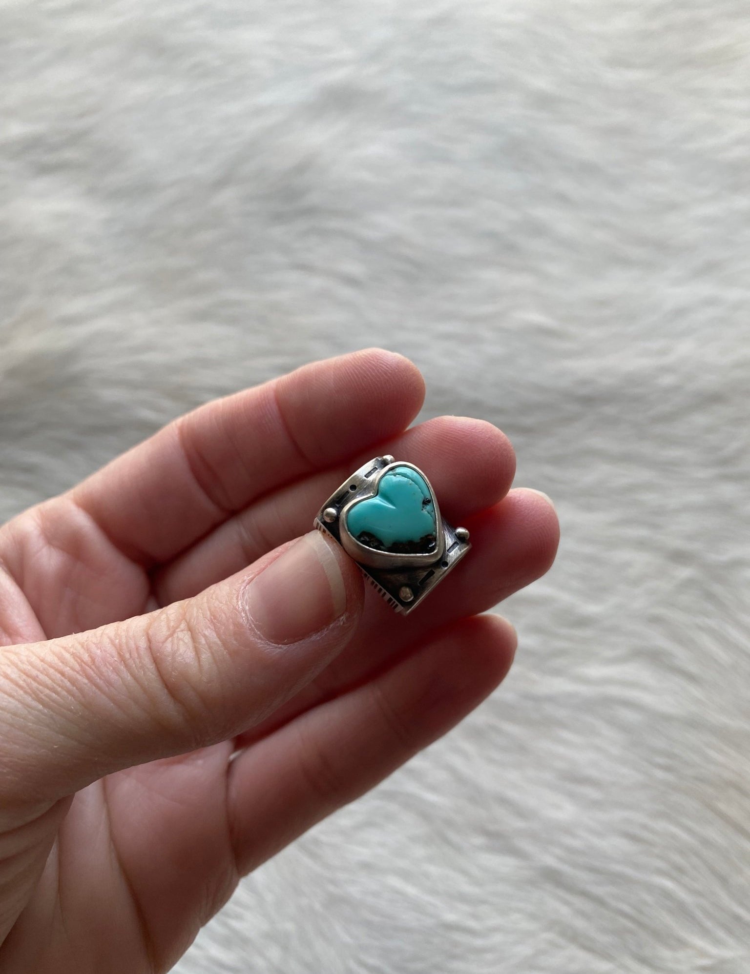 Heart Turquoise Slide - LovLeathers