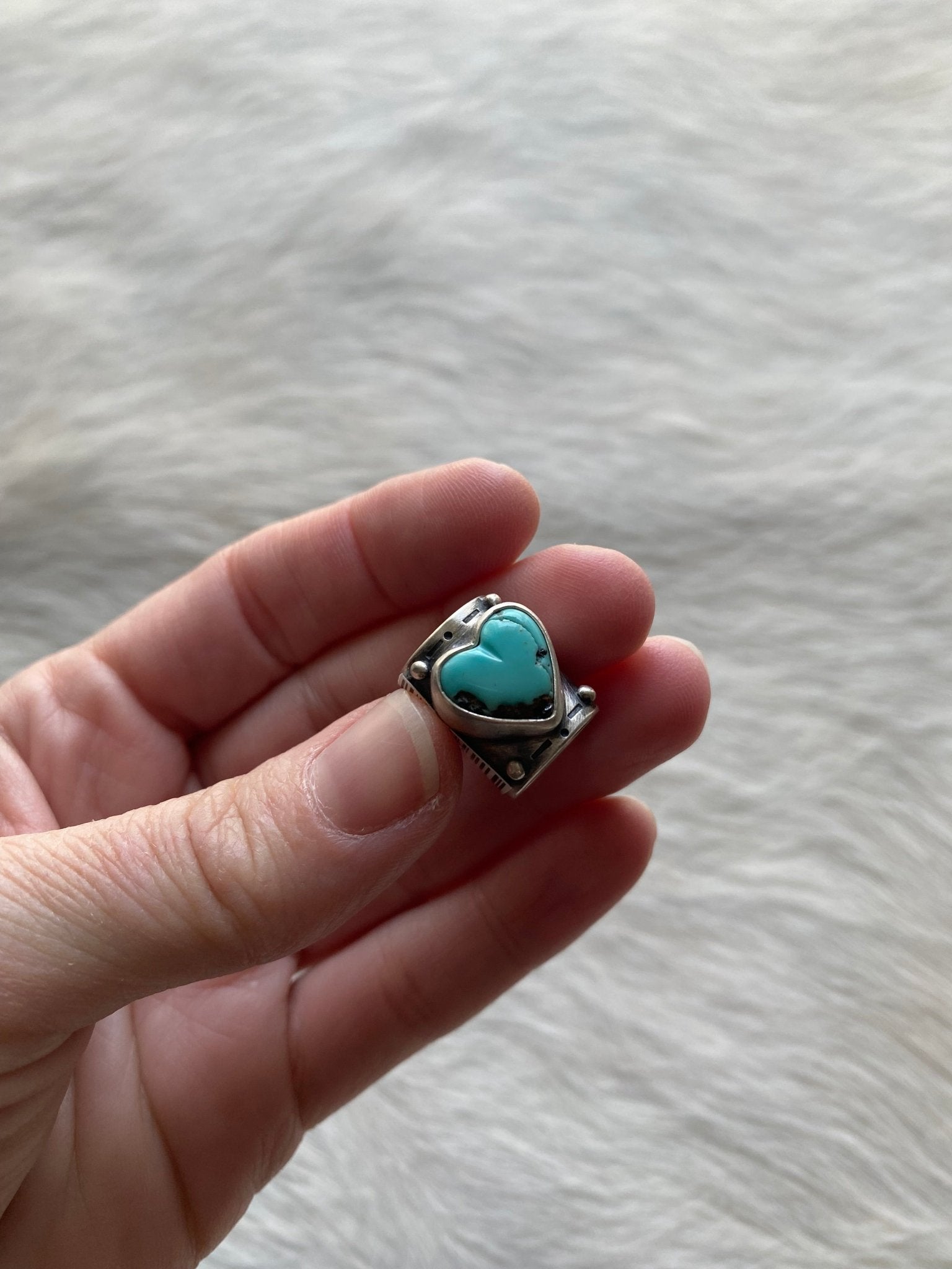 Heart Turquoise Slide - LovLeathers