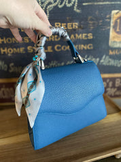 Sky Blue Styled Lil Lady Bag - LovLeathers