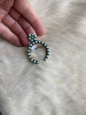 Naja Turquoise Brooch - LovLeathers