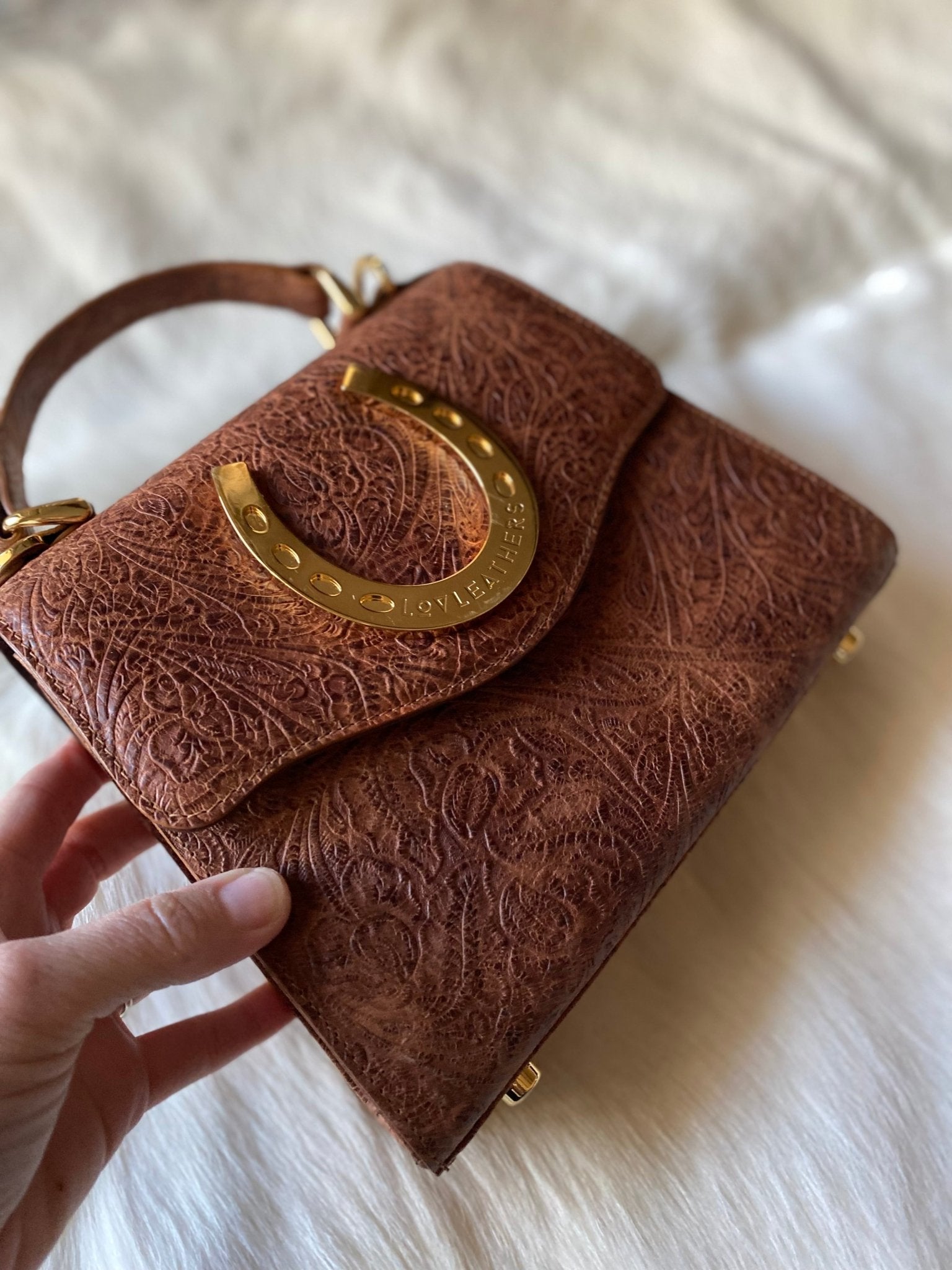 PREORDER Cognac Lady Bag - LovLeathers