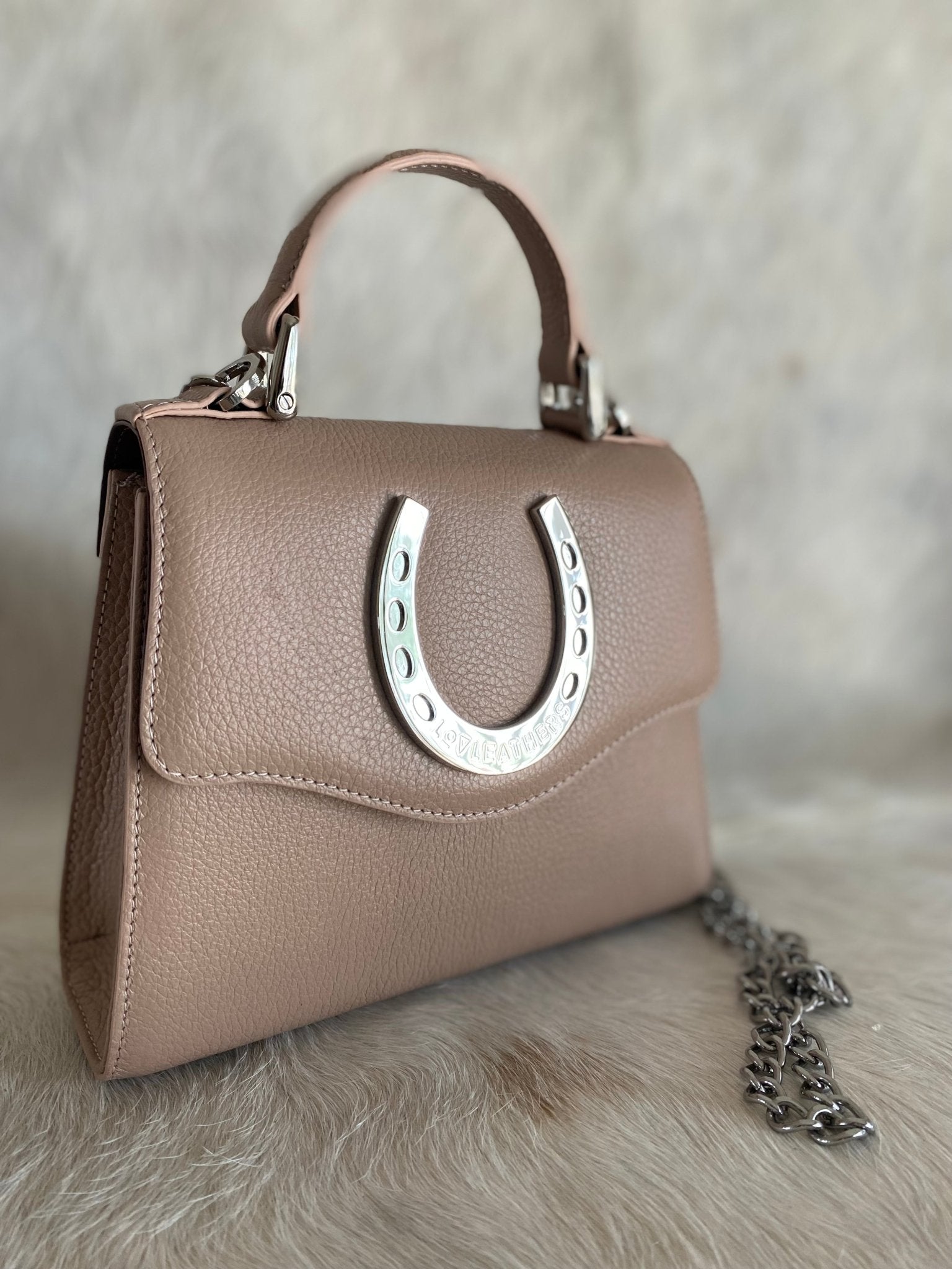Rosewood Lady Luck Horseshoe Bag - LovLeathers