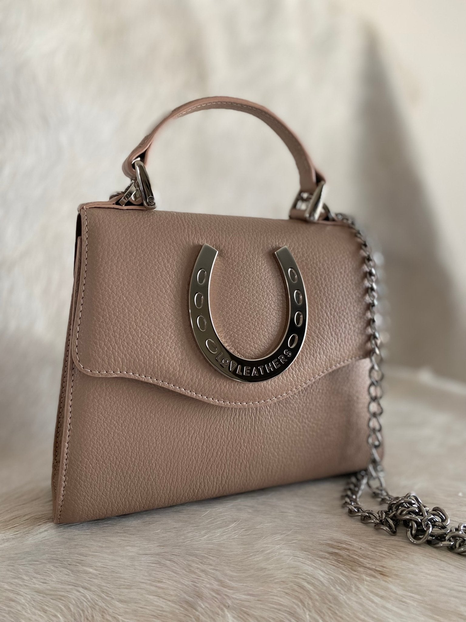Rosewood Lady Luck Horseshoe Bag - LovLeathers