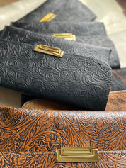 Western Embossed Tool Clutch - LovLeathers