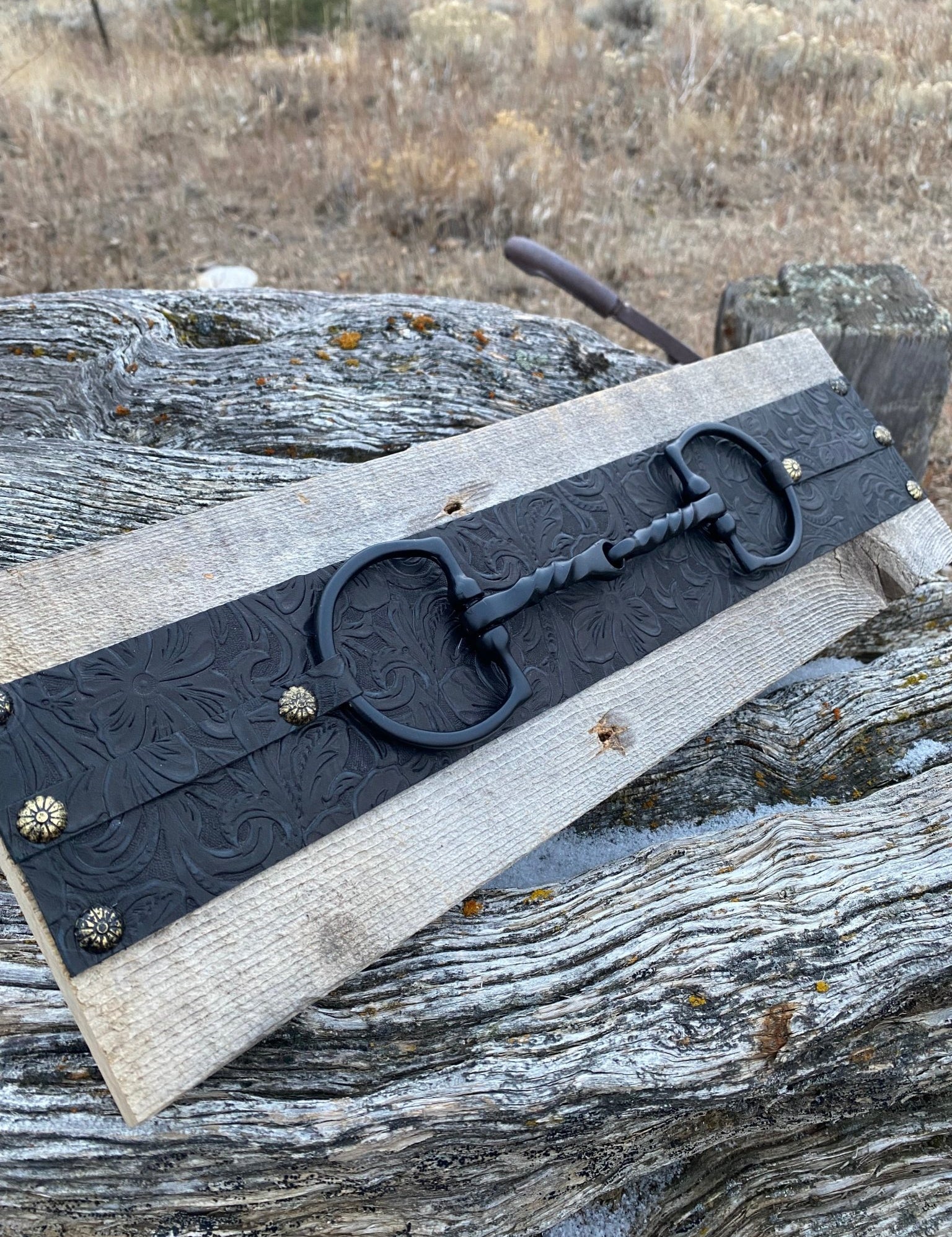 Black Bits Wall Decor - LovLeathers