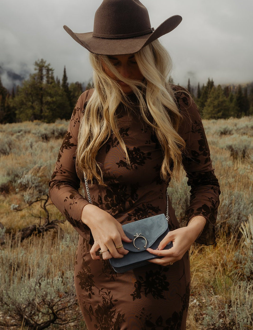 Naja Blue Suede Bum Bag - LovLeathers