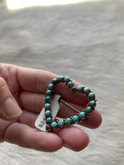 Heart Pendant Brooch Pin - LovLeathers