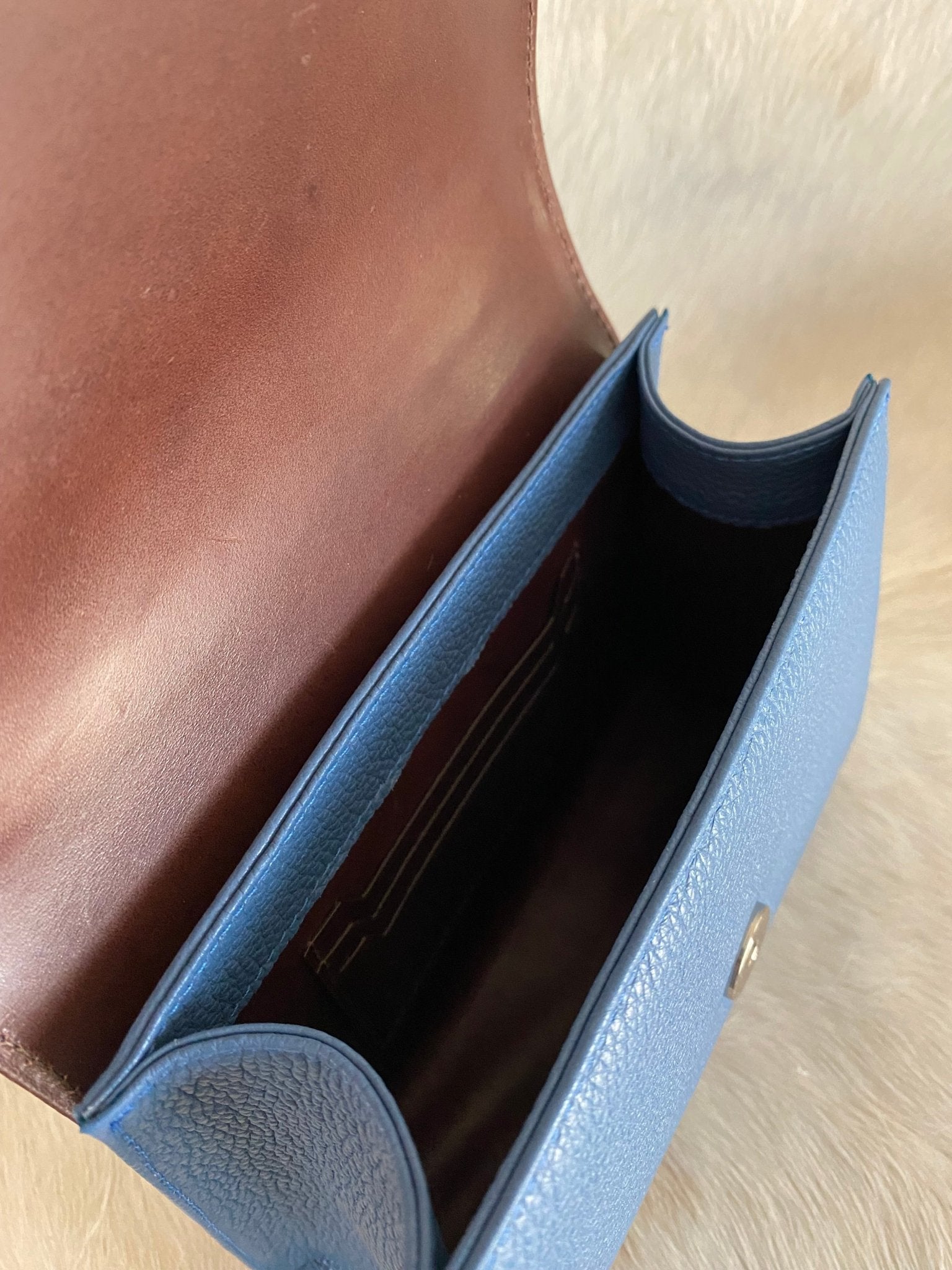 Sky Blue Lady Bag - LovLeathers