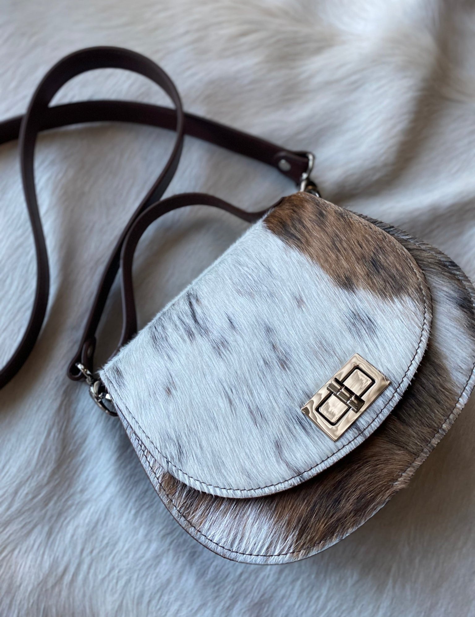 Tricolor Cowhide Pioneer Handbag - LovLeathers