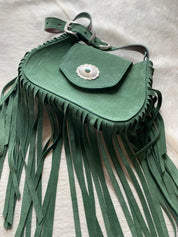 Rambling Roamer in Sage green Handbag - LovLeathers