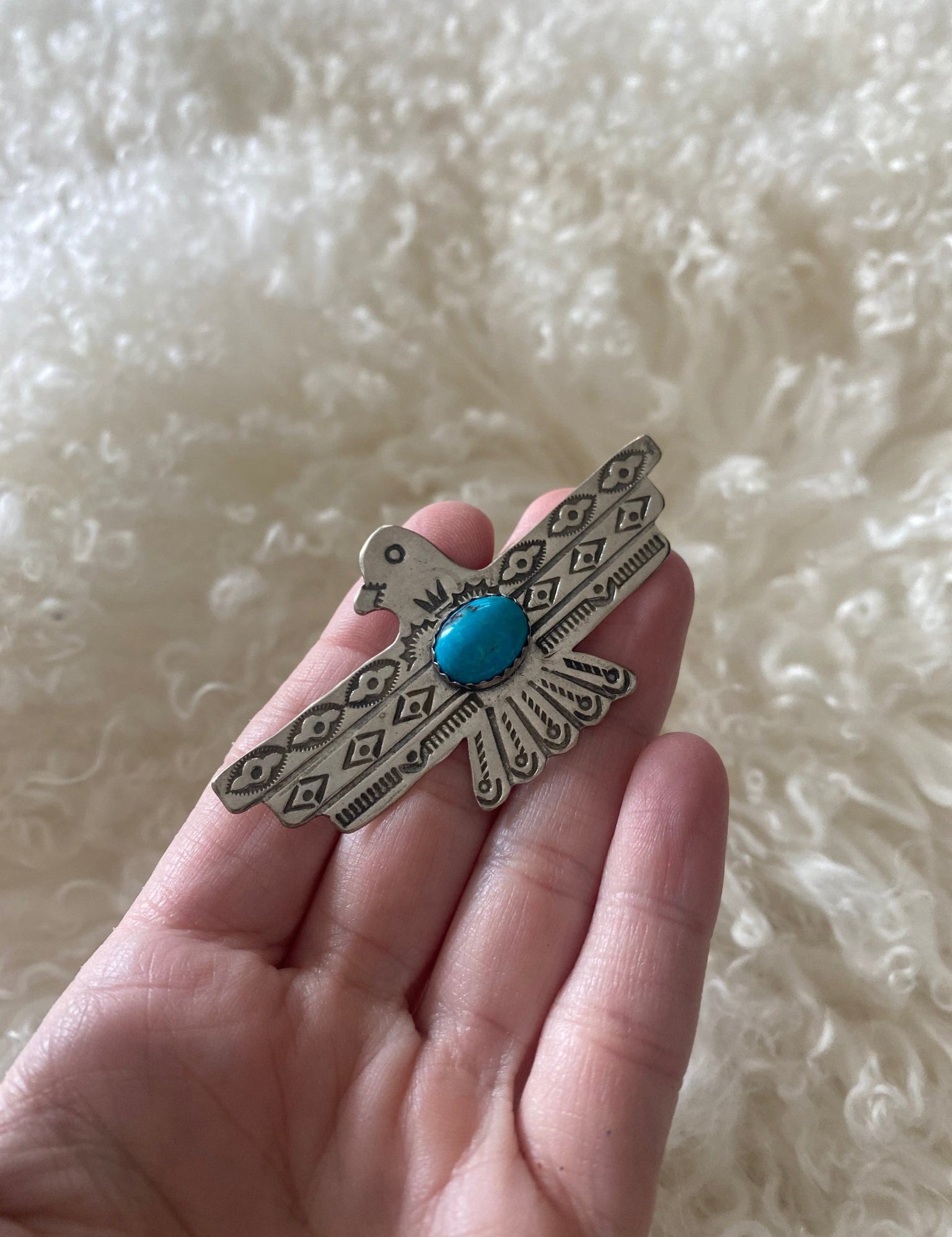Thunderbird Pin - LovLeathers