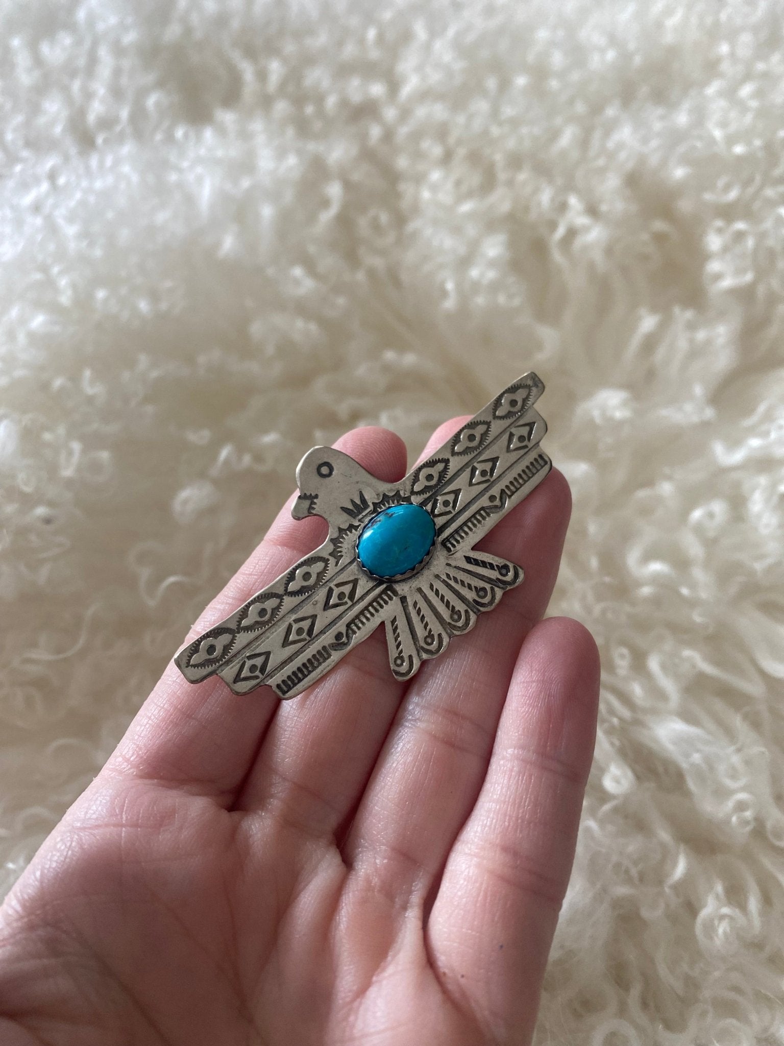 Thunderbird Pin - LovLeathers