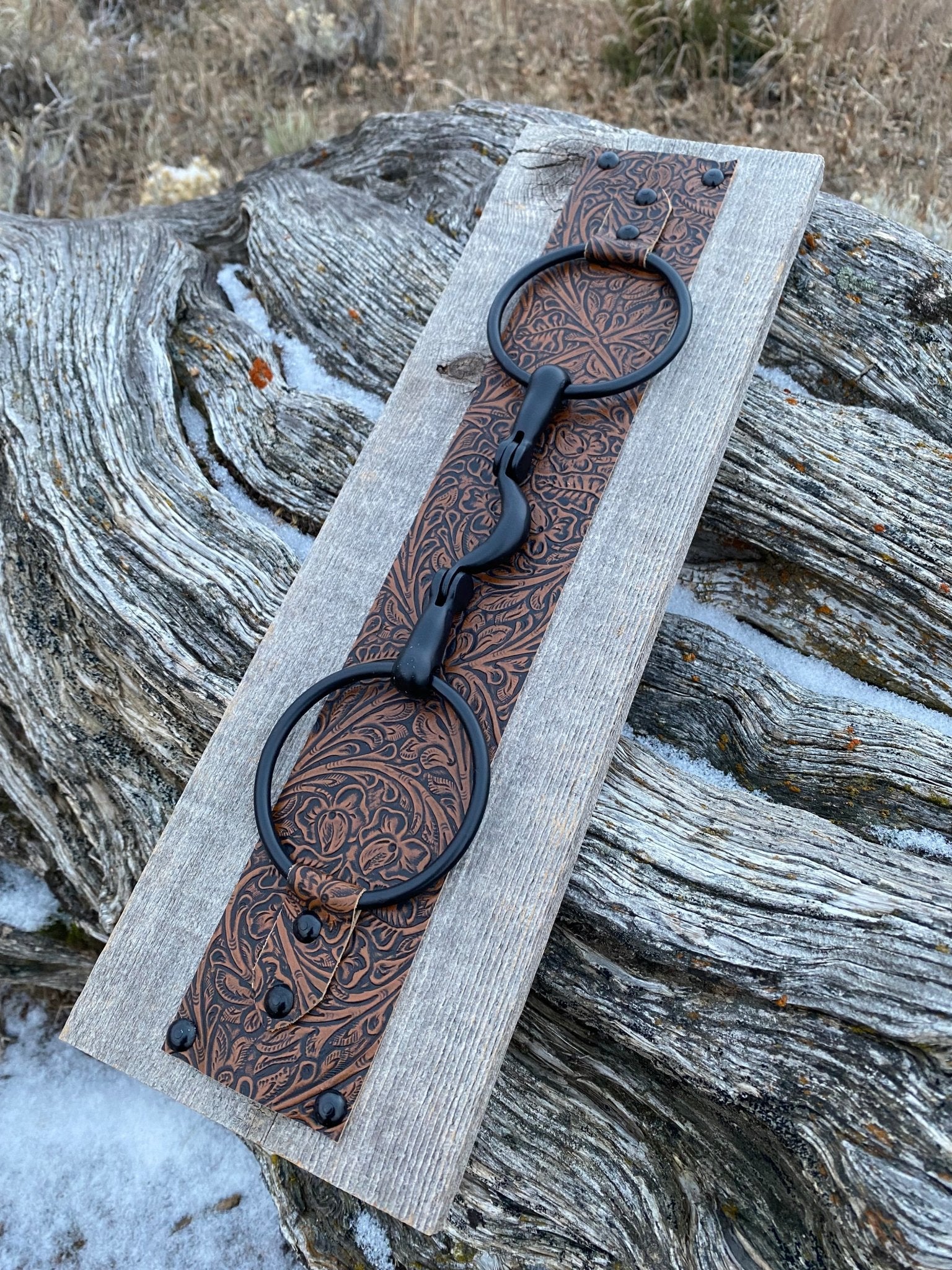 Bits and Leather Wall Hanging - LovLeathers