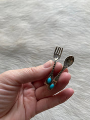 Spoon and Fork Brooches - LovLeathers