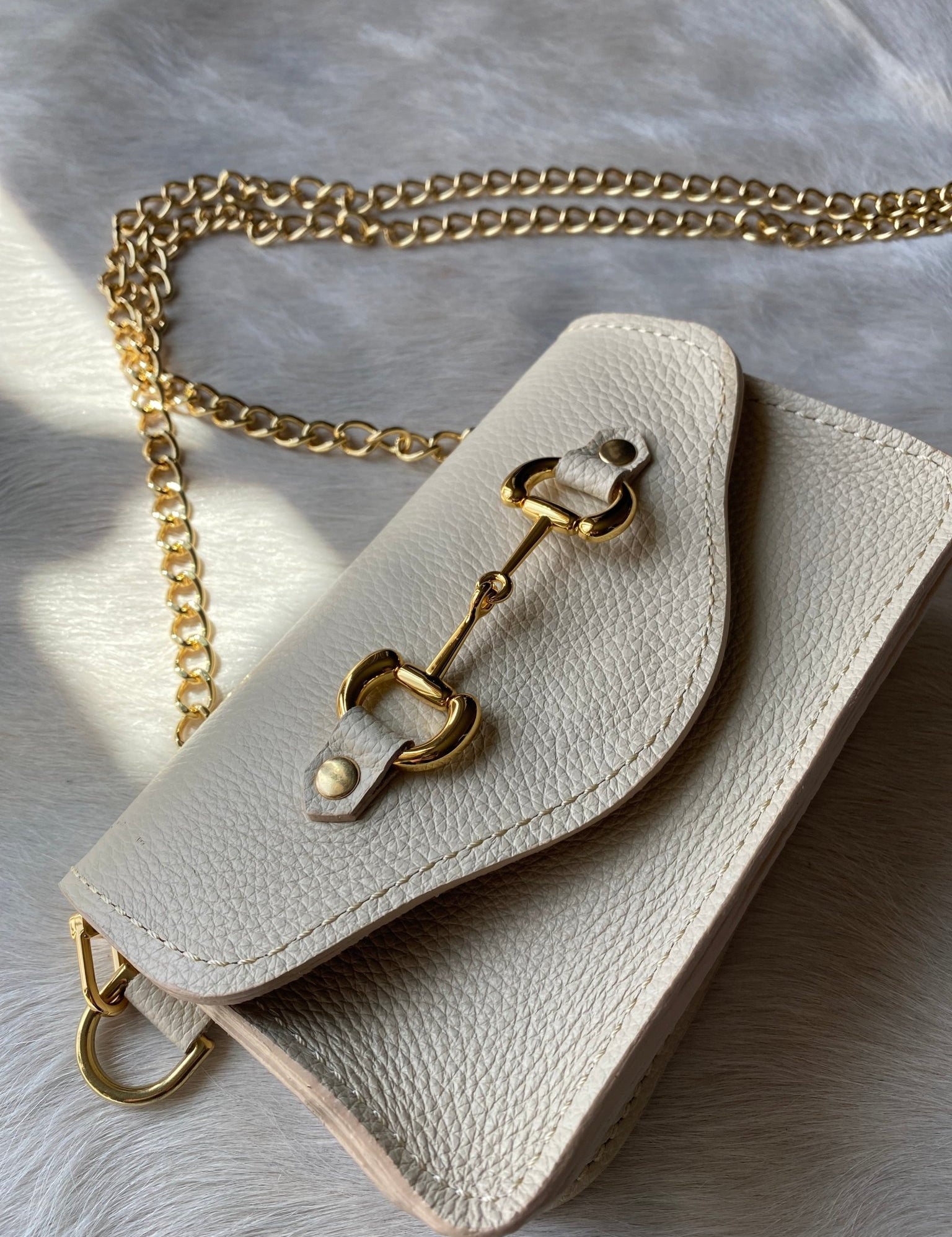 Cream Bridle Bit Bum Bag - PREORDER - LovLeathers