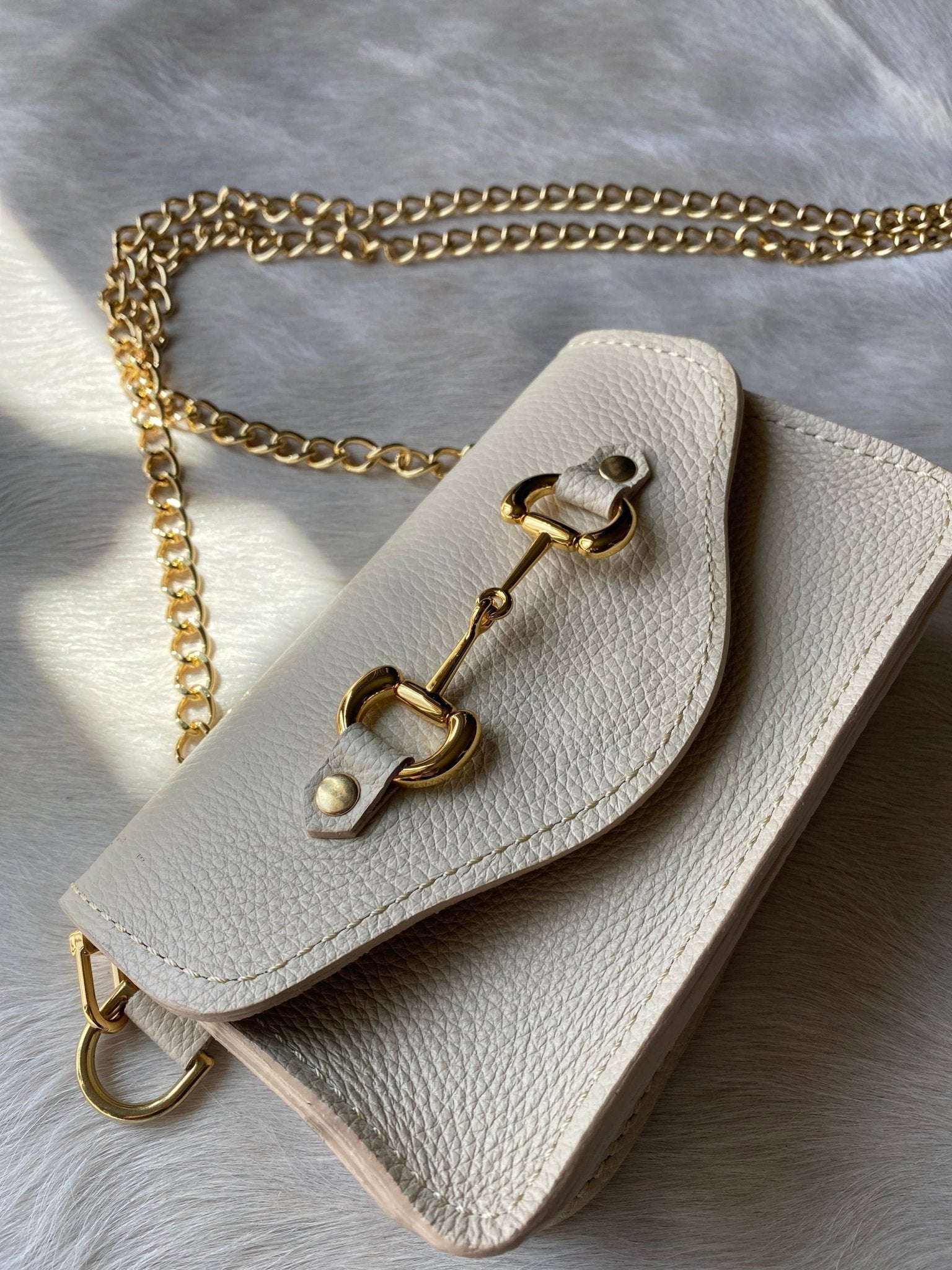Cream Bridle Bit Bum Bag - PREORDER - LovLeathers