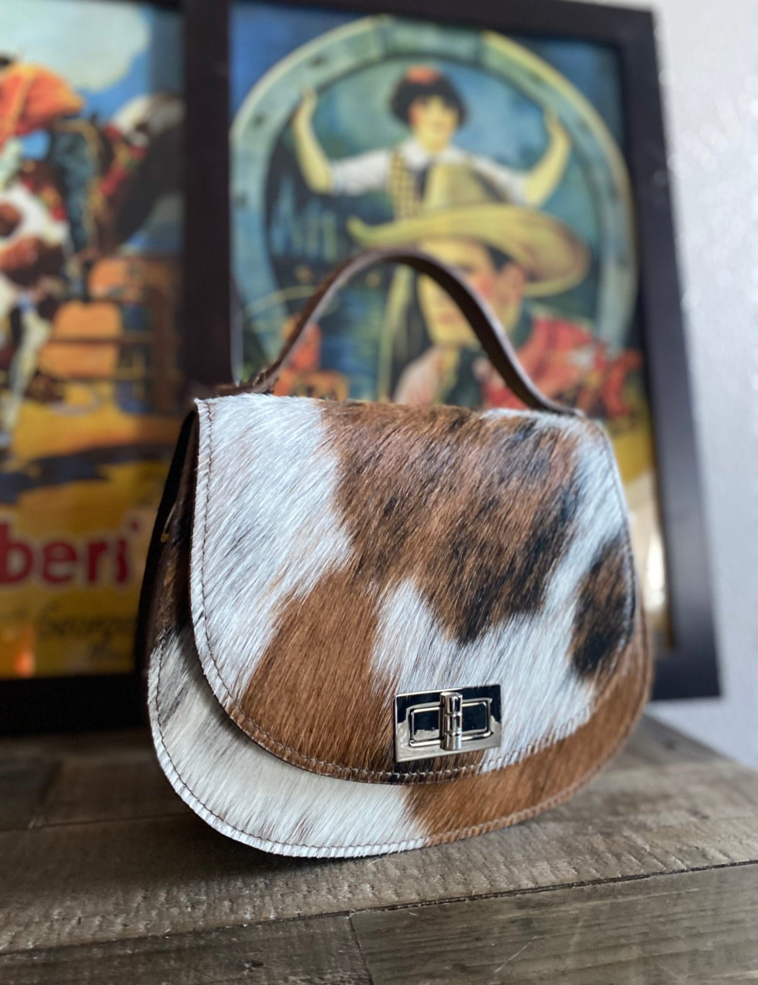 Tricolor Pioneer Handbag - LovLeathers