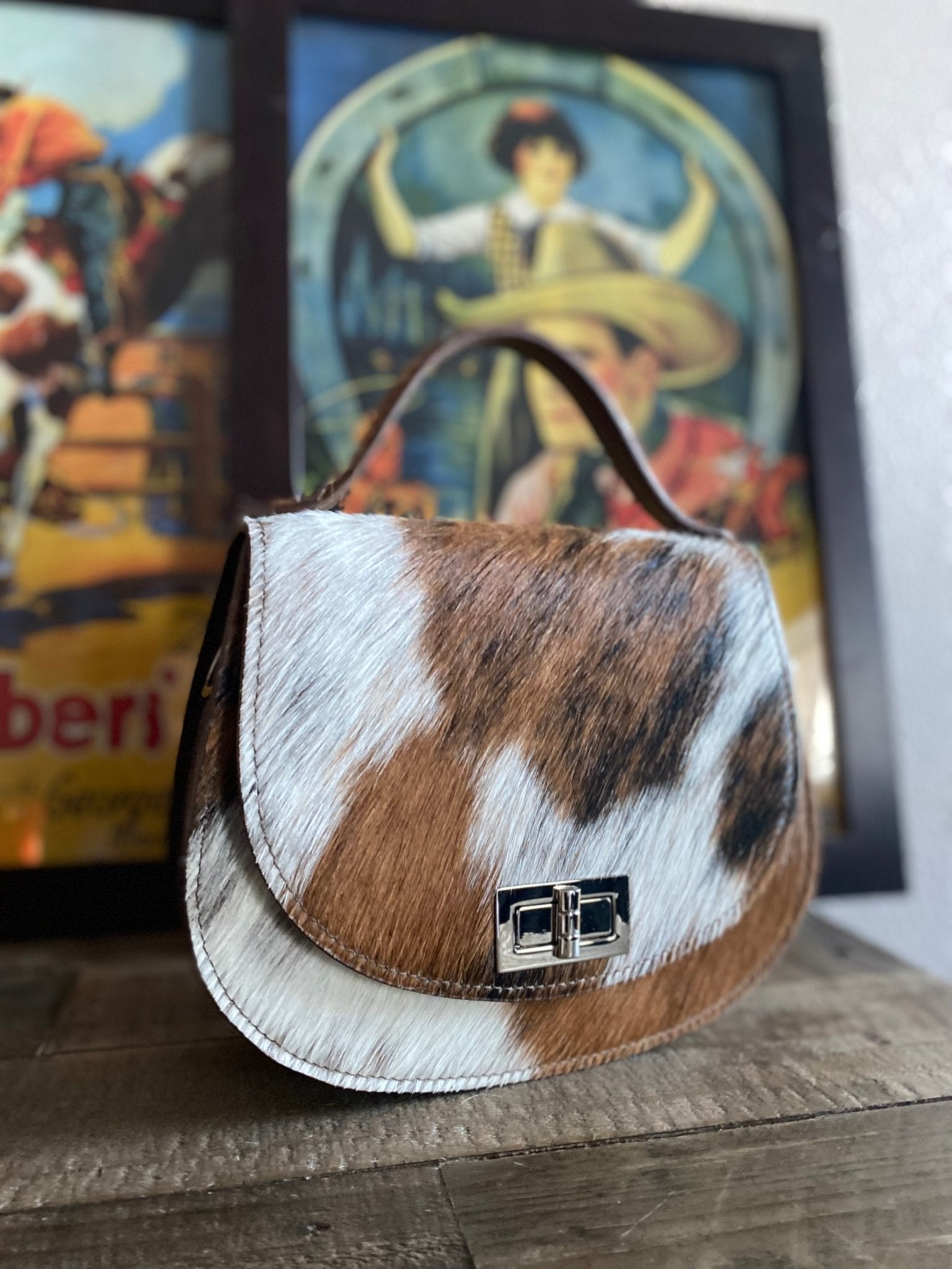 Tricolor Pioneer Handbag - LovLeathers