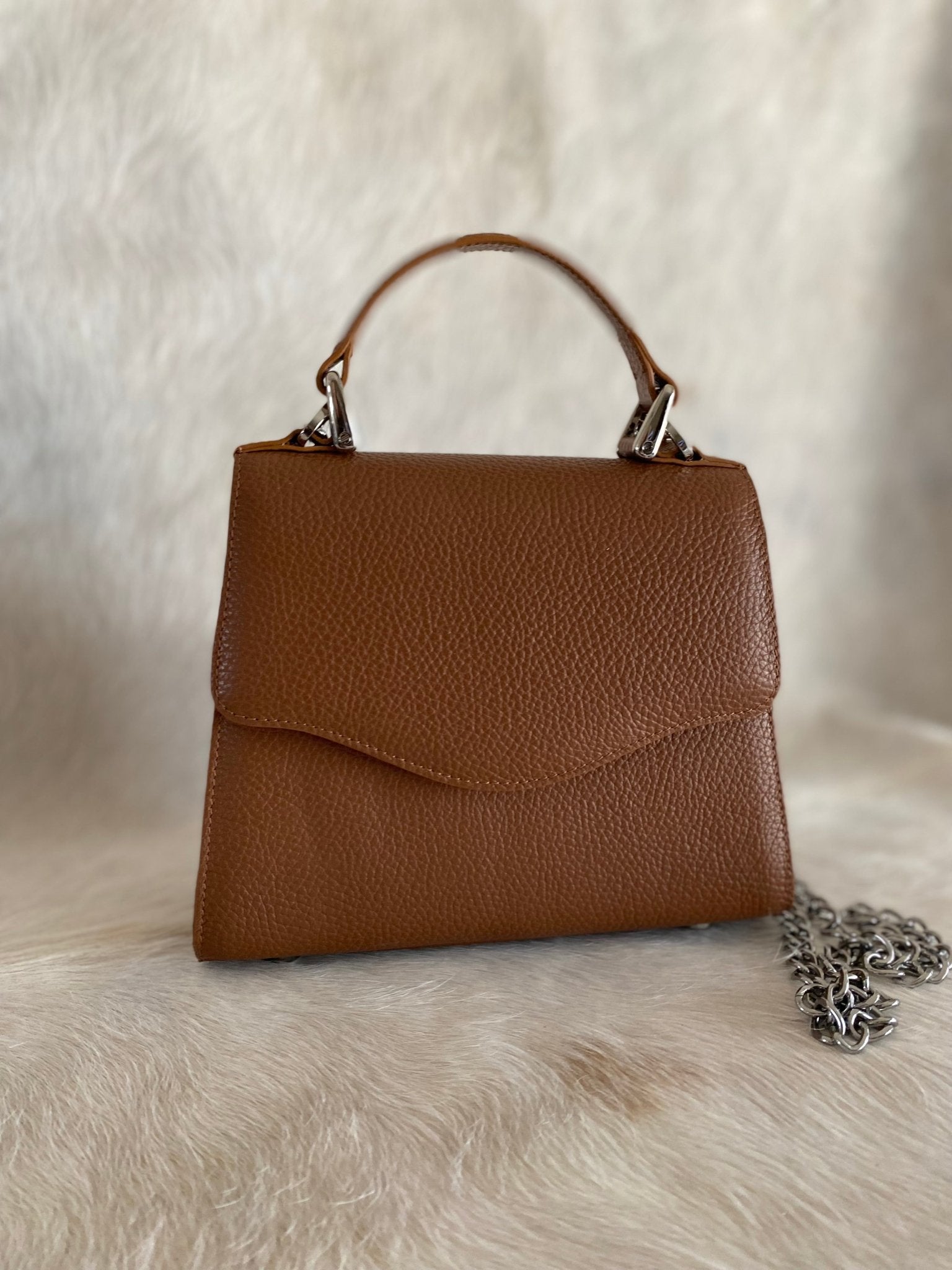 Saddle Tan Lil Lady Bag - LovLeathers