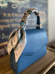Sky Blue Styled Lil Lady Bag - LovLeathers