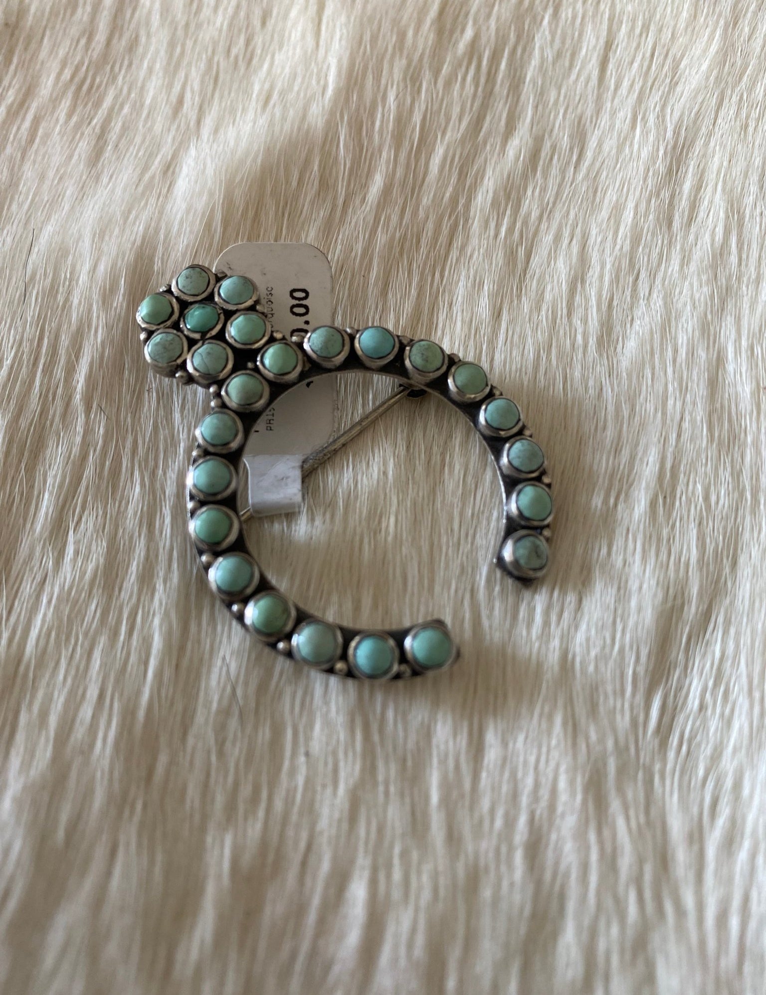 Naja Turquoise Brooch - LovLeathers
