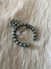 Naja Turquoise Brooch - LovLeathers