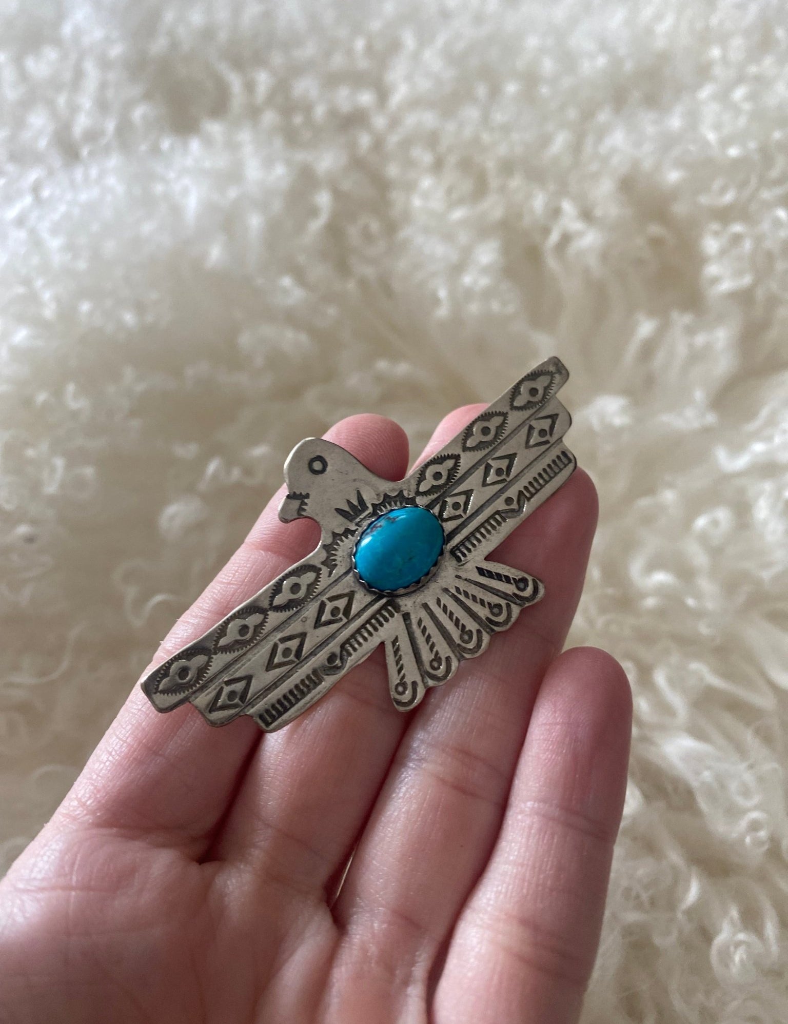 Thunderbird Pin - LovLeathers