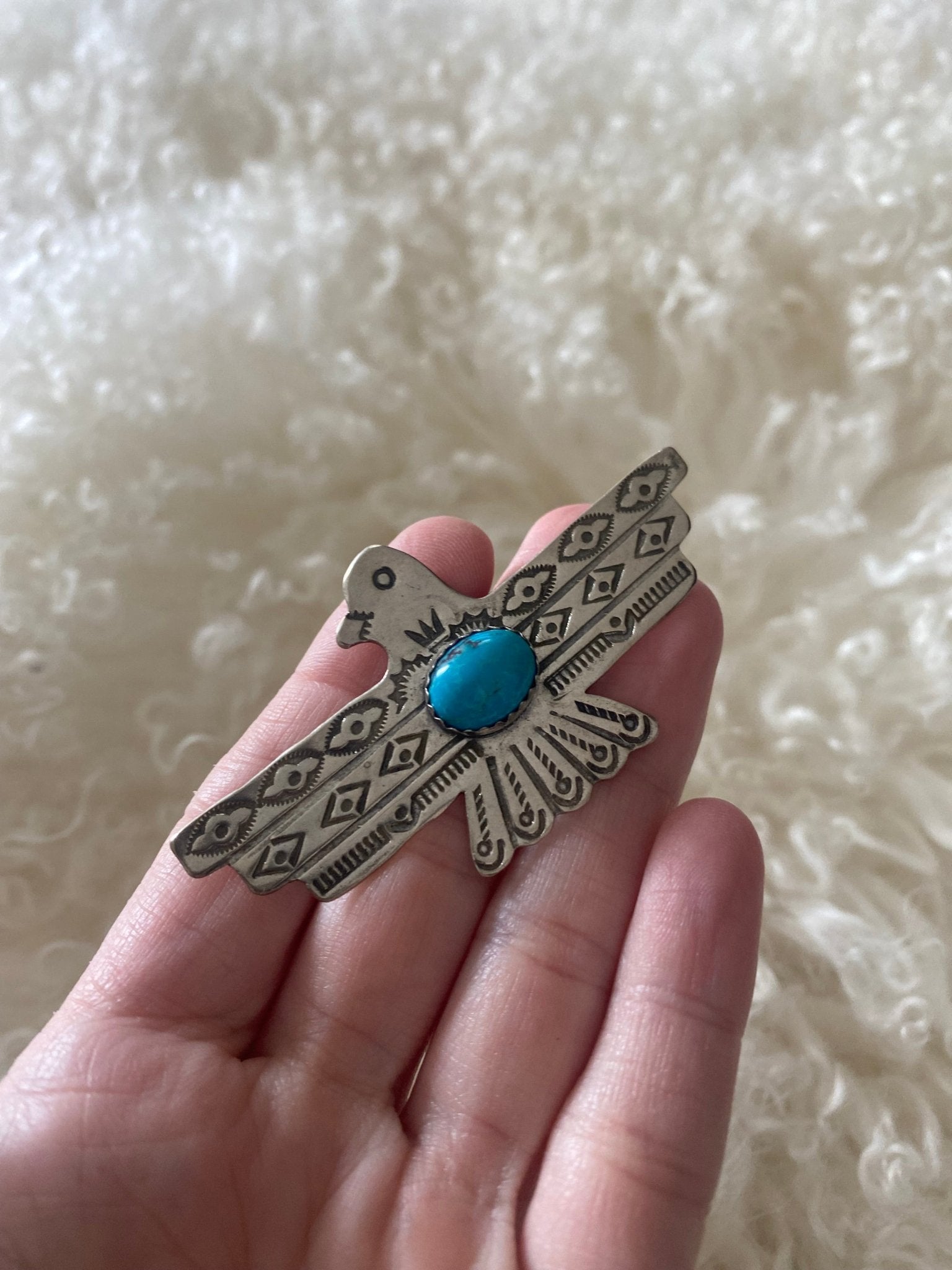 Thunderbird Pin - LovLeathers