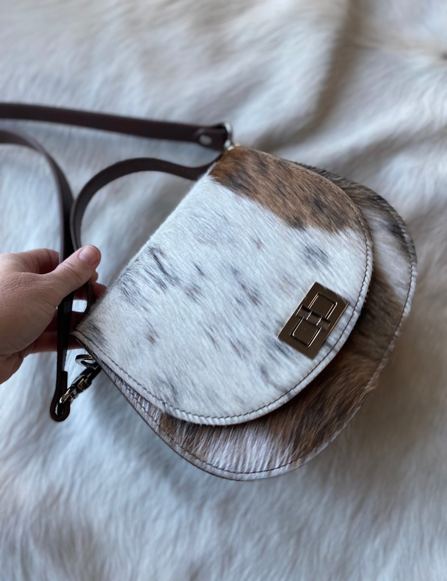 Tricolor Cowhide Pioneer Handbag - LovLeathers