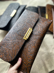 Western Embossed Tool Clutch - LovLeathers