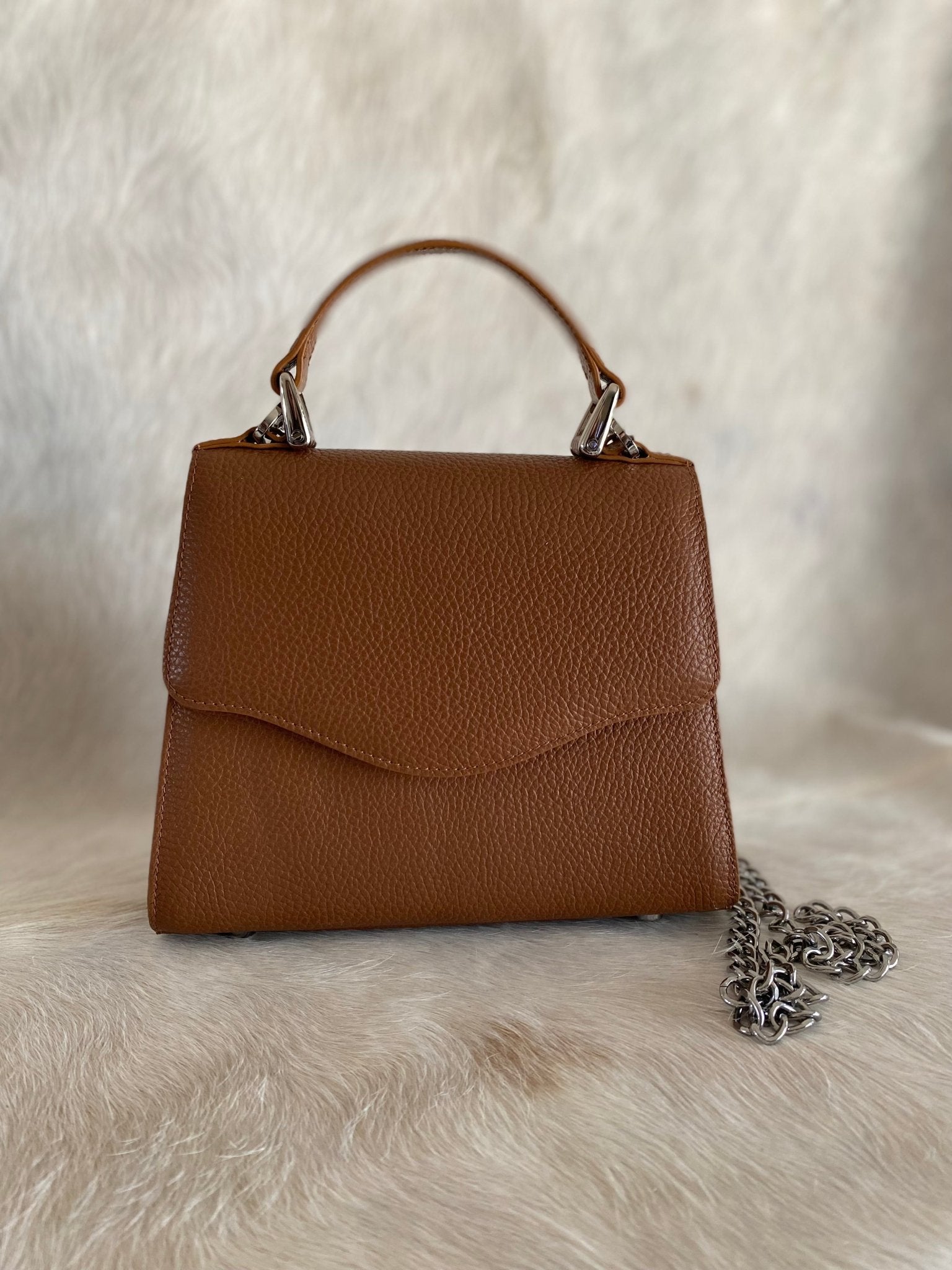 Saddle Tan Lil Lady Bag - LovLeathers