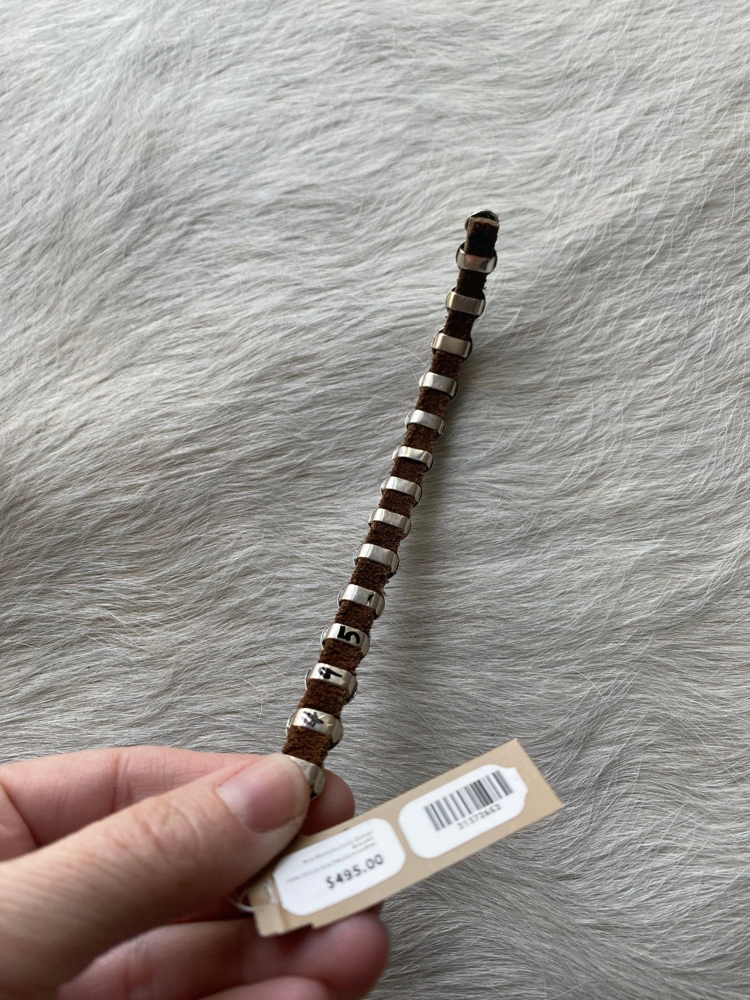 Mini Concho Leather Bracelet - LovLeathers
