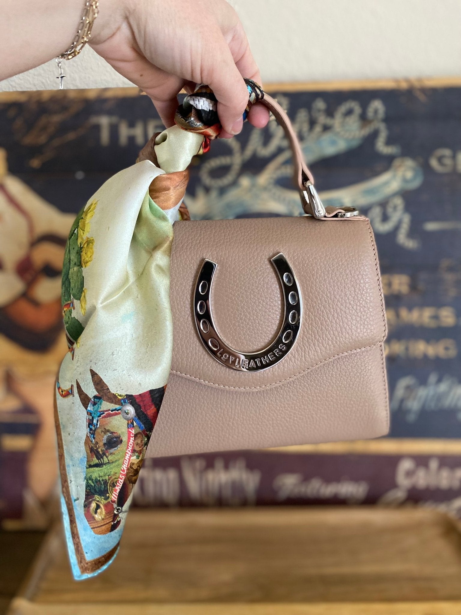 Styled Rosewood Lil Lady Luck Bag - LovLeathers