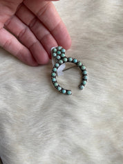 Naja Turquoise Brooch - LovLeathers