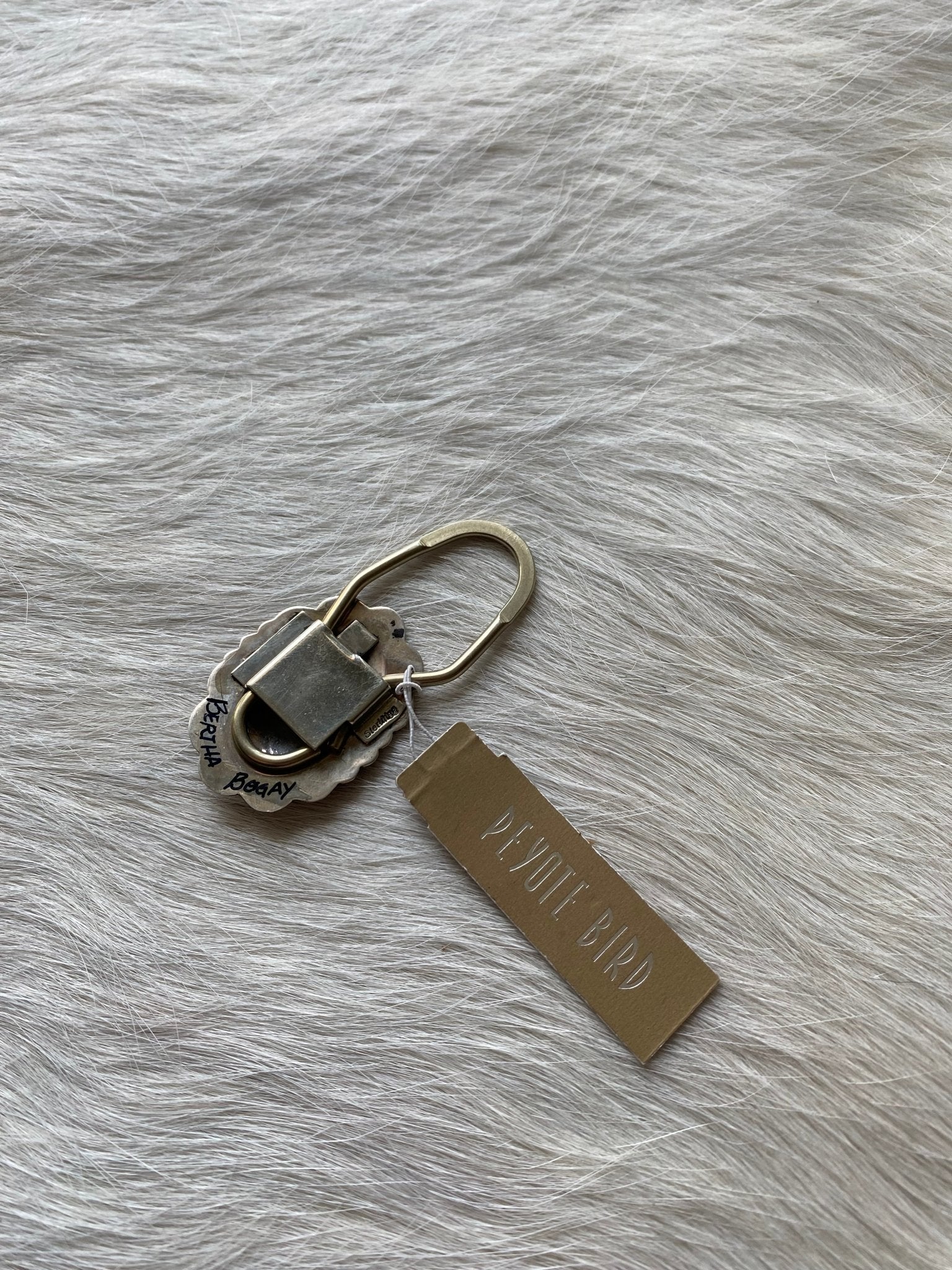 Concho Sterling Keychain Charm - LovLeathers