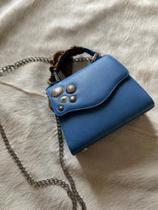 Styled Sky Blue Lady Bag - LovLeathers
