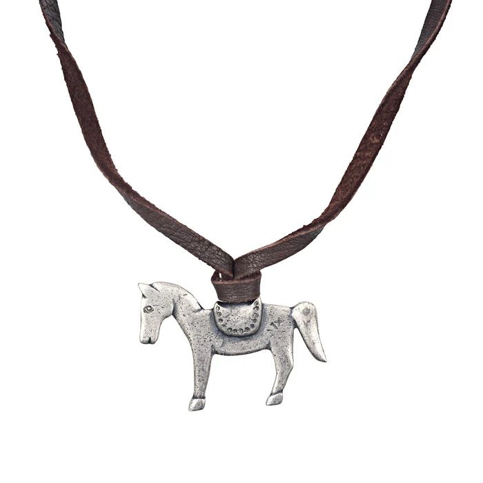 Horseback Necklace - LovLeathers
