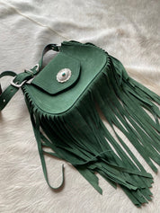 Rambling Roamer in Sage green Handbag - LovLeathers