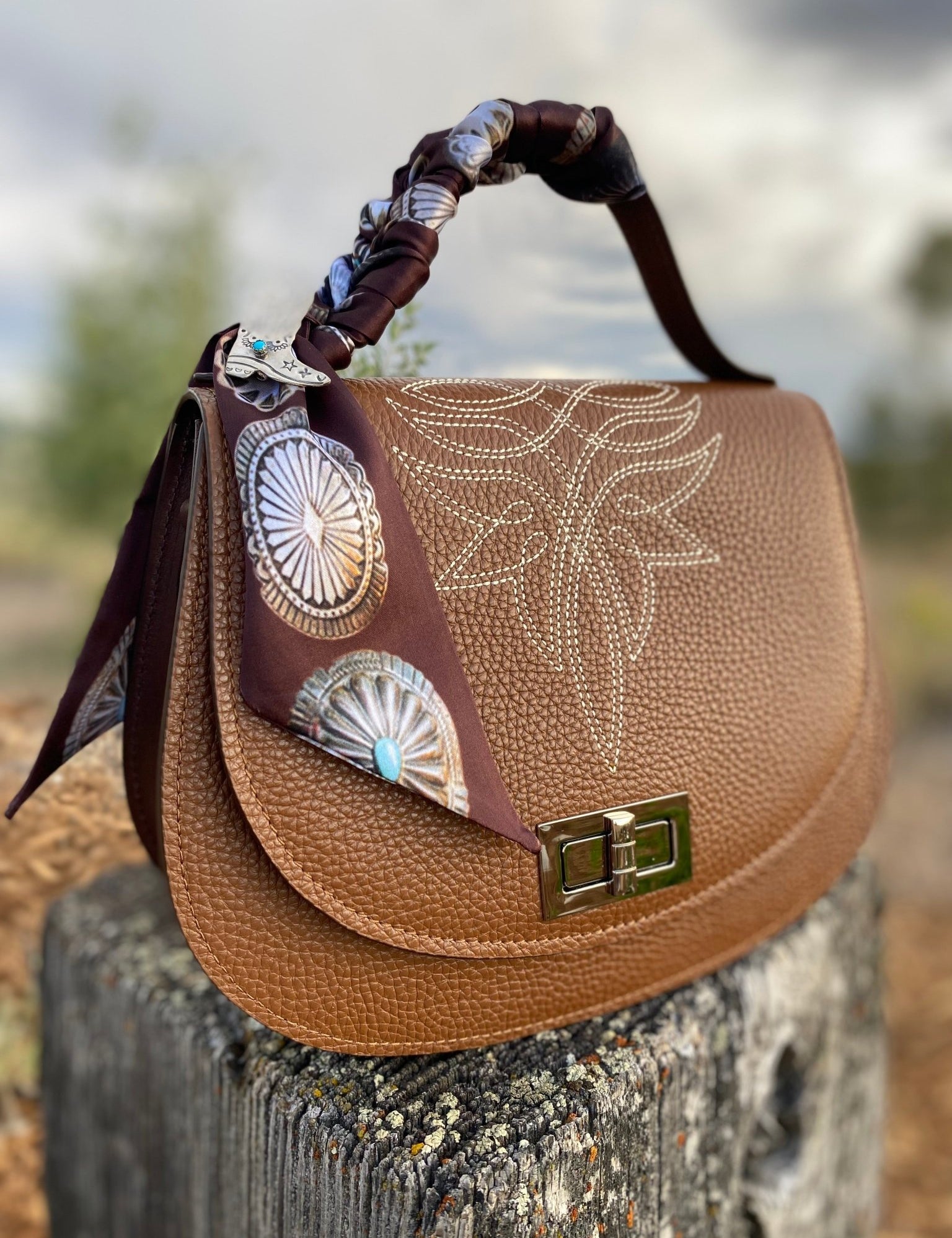 Styled Saddle Tan Pioneer Bag - LovLeathers