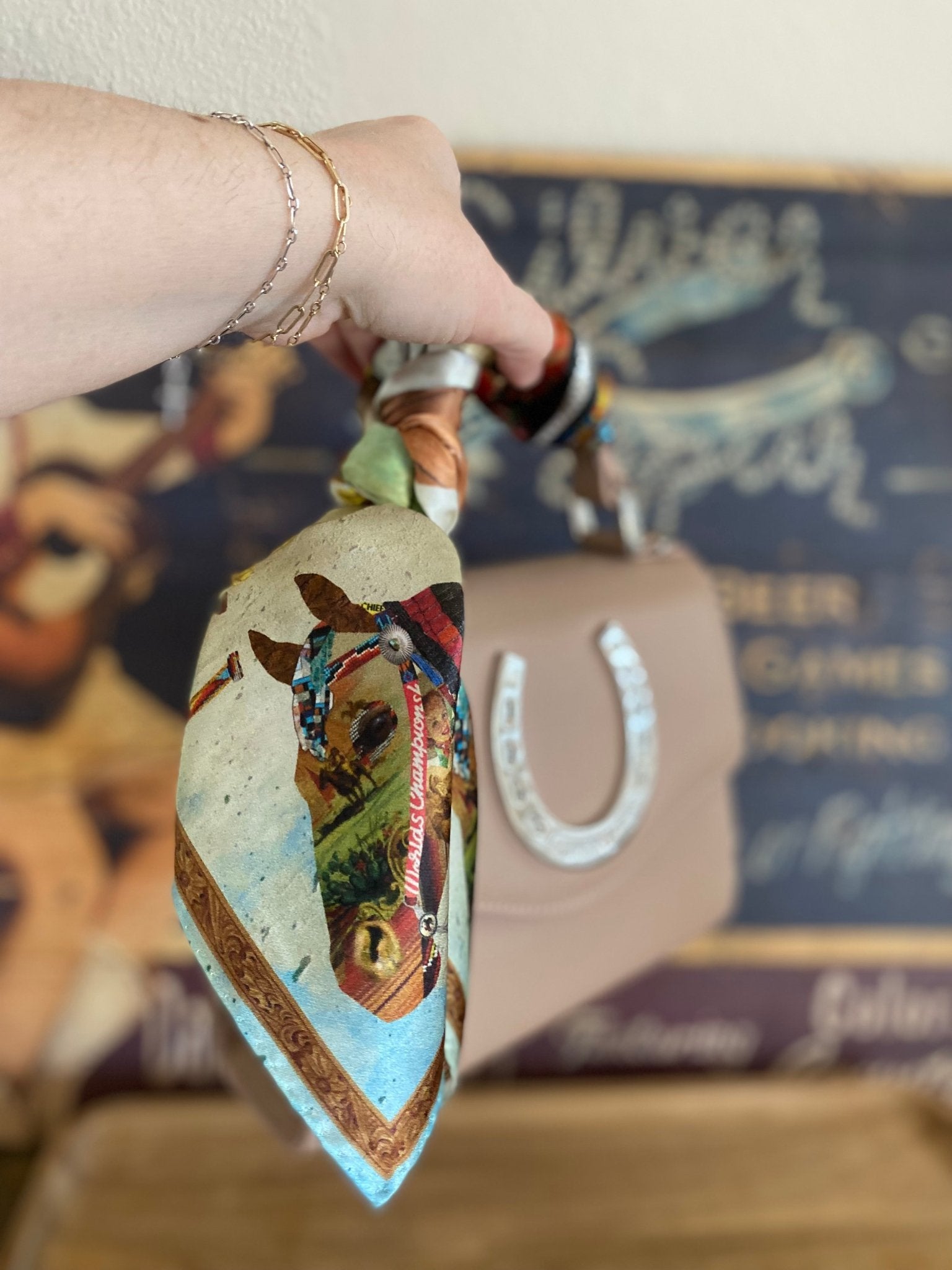 Styled Rosewood Lil Lady Luck Bag - LovLeathers