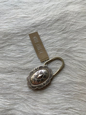 Concho Sterling Keychain Charm - LovLeathers