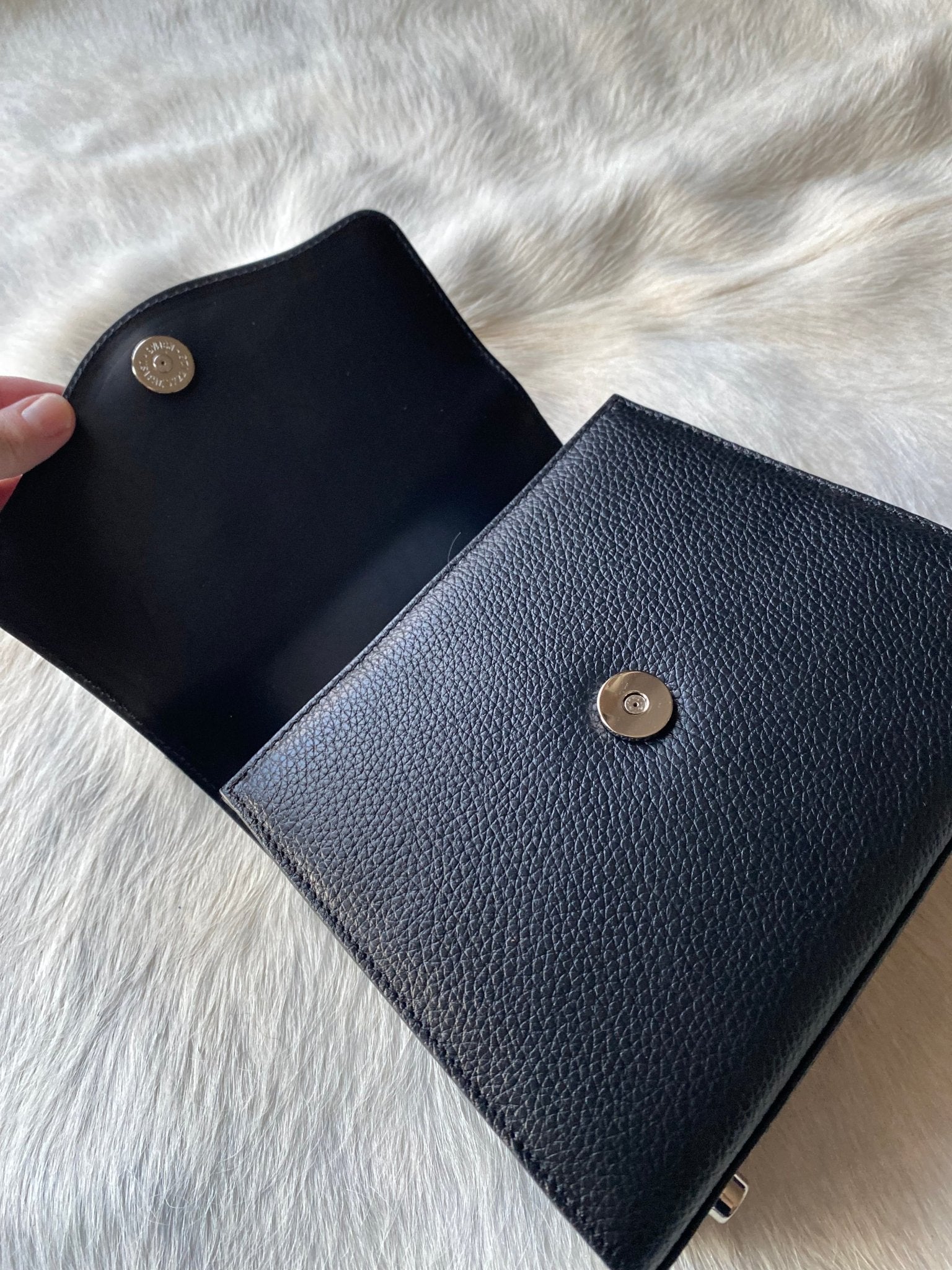 Black Silver Horseshoe Lady Bag - LovLeathers