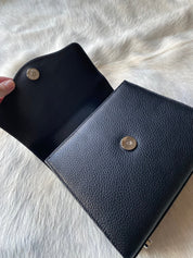 Black Silver Horseshoe Lady Bag - LovLeathers