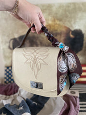 Styled Pioneer Bone Handbag - LovLeathers